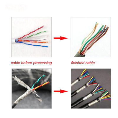 Fil de câble Ethernet de correction de réseau redressant la machine CX-501 automatique