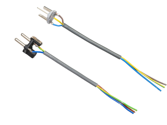 fabrication de cordon de secteur de Machine CX-3000B de strip-teaseuse de 16A 3 Pin Plug Insert Crimping Wire
