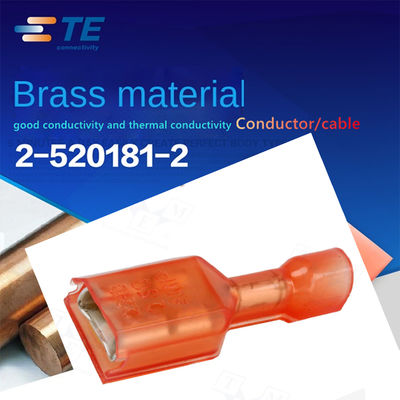 Non-Insulated Cord End Terminal Amp Tyco Te 2-520183-2 Ultra-Fast 250 Quick Disconnects