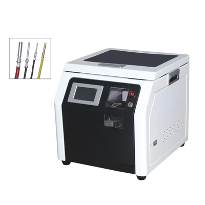 Machine de sertissage de borne de broche de prise d'aviation de dénudage rotatif de fil électrique 0.5-4mm2